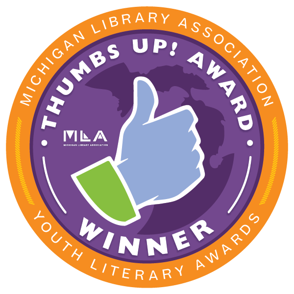 Thumbs Up! winner Award Seal - circle with logo