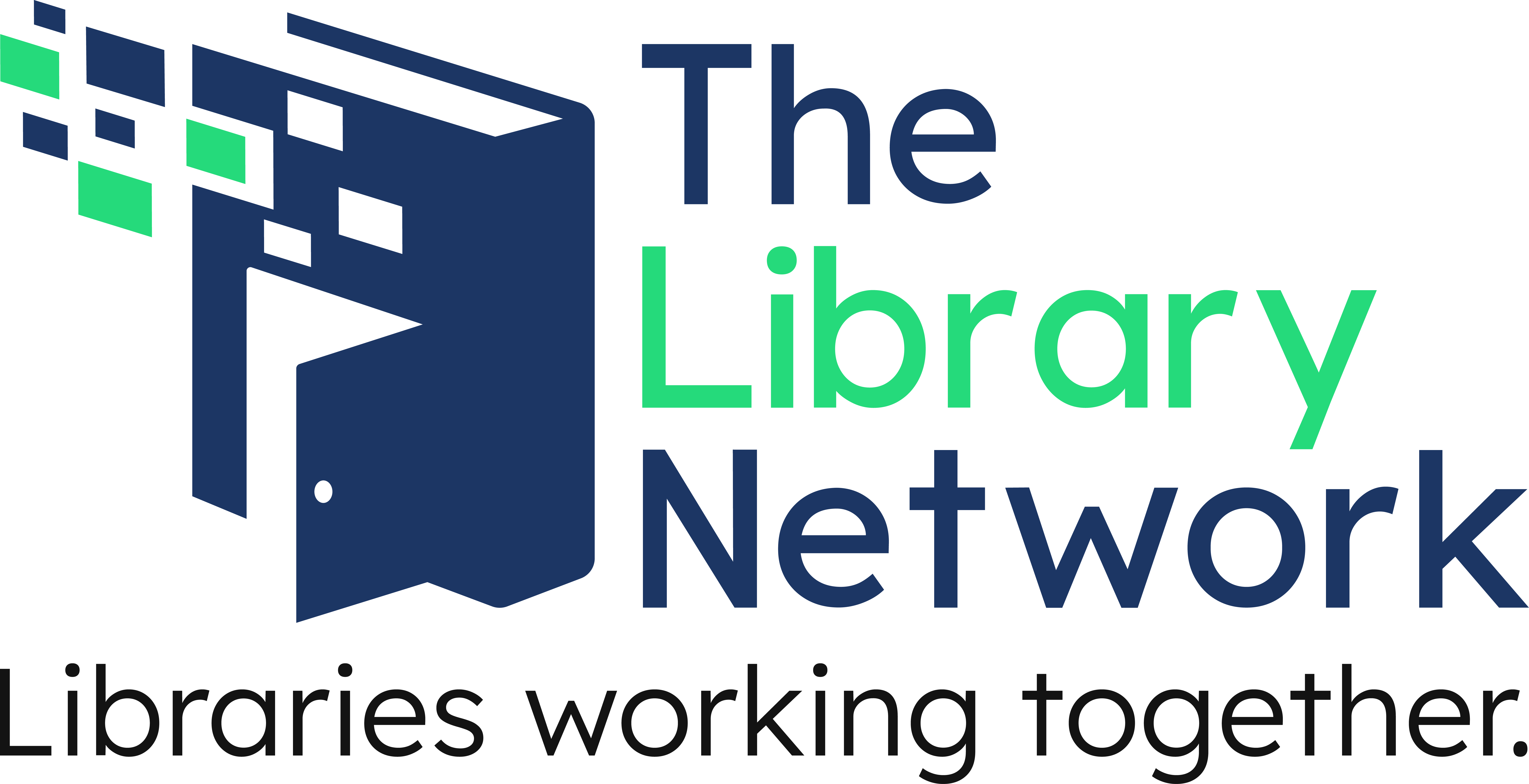 The Library Network (TLN) logo