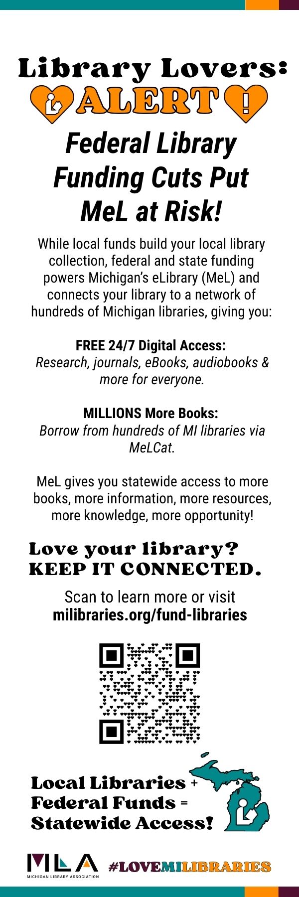 Fund libraries bookmark back
