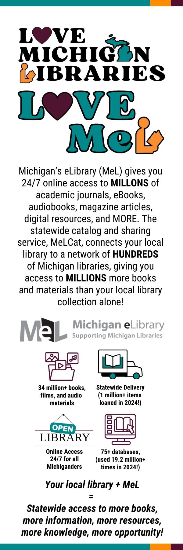 Fund libraries bookmark front