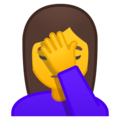 facepalm emoji image