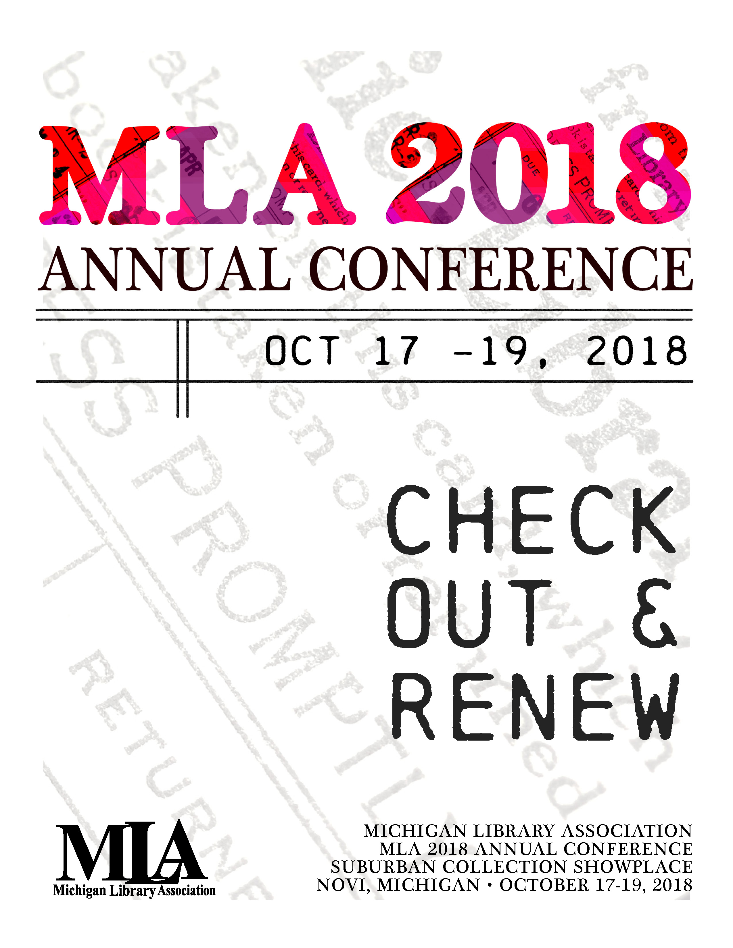 MLA 2018 Program Book Cover