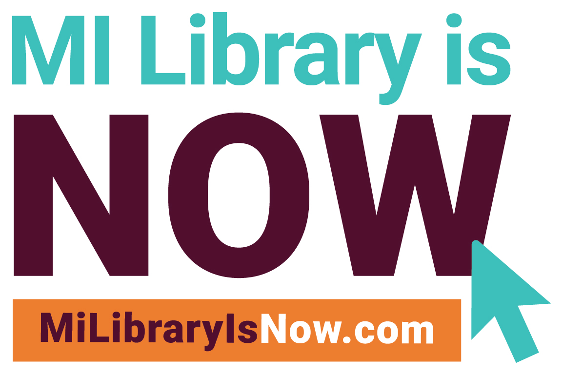 MI Library is Now Logo
