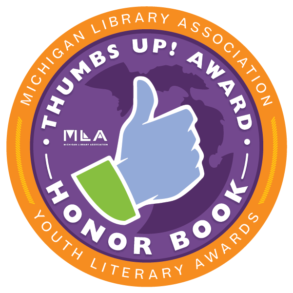Thumbs Up! Honor Book Award Seal - circle with logo