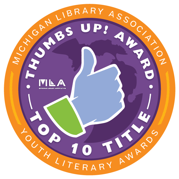 Thumbs Up! Top Ten Title Award Seal - circle with logo