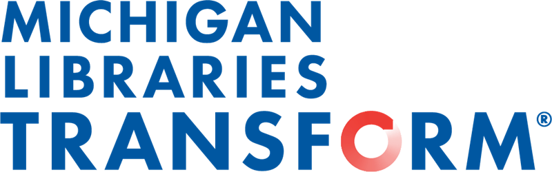 Libraries Transform logo with Michigan Branding Michigan Libraries Transform Customized Libraries Transform logo